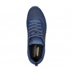 7s Skechers 237016-NVY Uno Fastime men shoe - blue-navy/white/beige